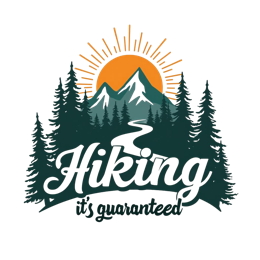 hiking mountains shirt SVG PNG design with bold lettering