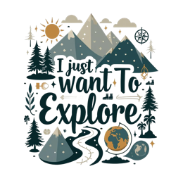 explore mountains SVG PNG design with bold lettering