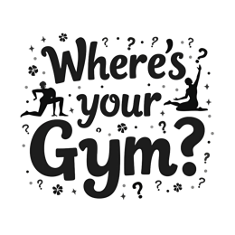 your gym motivation flower SVG PNG design with bold lettering, black and white floral elements