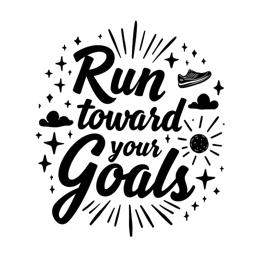 motivation quotes goalsetting shirt SVG PNG design with bold lettering, an uplifting message