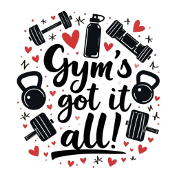 gym motivation workout shirt SVG PNG design with bold lettering