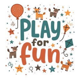 playful shapes animals SVG PNG design with bold lettering