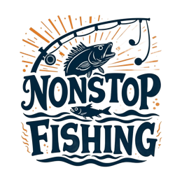 fishing nonstop SVG PNG design with bold lettering