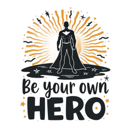 superhero inspiration SVG PNG design with bold lettering