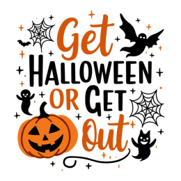 halloween pumpkin spooky SVG PNG design with bold lettering