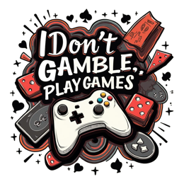 gamble games SVG PNG design with bold lettering