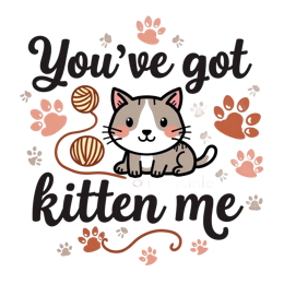 quotes kitten shirt SVG PNG design with bold lettering