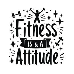 quotes attitude SVG PNG design with bold lettering