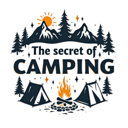 camping mountains fire SVG PNG design with bold lettering