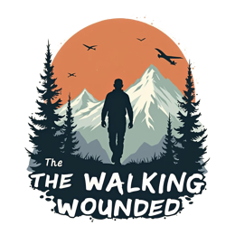 walk hiking SVG PNG design with bold lettering