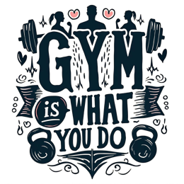 gym quote strength SVG PNG design with bold lettering