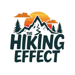 hiking sunset mountains SVG PNG design with bold lettering
