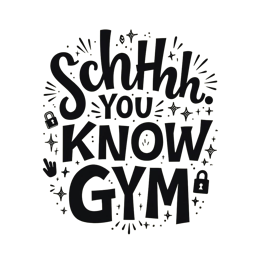 gym quotes SVG PNG design with bold lettering