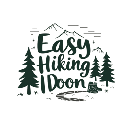 nature easy hiking SVG PNG design with bold lettering