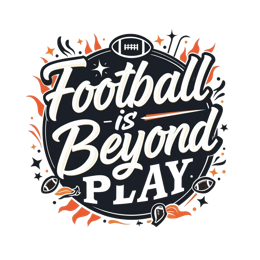 football play SVG PNG design with bold lettering