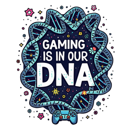 dna SVG PNG design with bold lettering