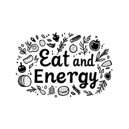 eat energy doodles SVG PNG design with bold lettering