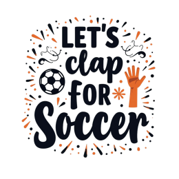 soccer clap SVG PNG design