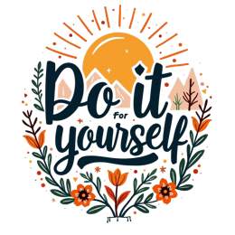 motivation sunrise floral SVG PNG design with bold lettering, orange and green floral elements, an uplifting message