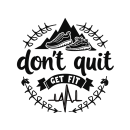 motivation quote running SVG PNG design with bold lettering, an uplifting message