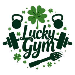 lucky gym st patrick SVG PNG design with bold lettering