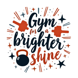 gym brighter shine SVG PNG design with an uplifting message