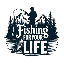nature fisherman fish shirt SVG PNG design with bold lettering