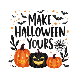 artpumpkins bats SVG PNG design with bold lettering
