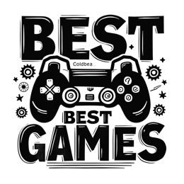 best games console SVG PNG design with bold lettering