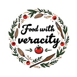 veracity SVG PNG design with bold lettering, red and green floral elements, an uplifting message
