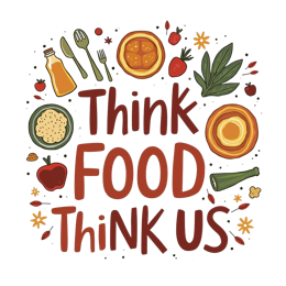 think food illustration SVG PNG design with bold lettering