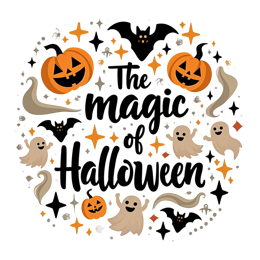 magic illustration SVG PNG design with bold lettering