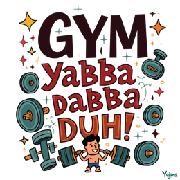 gym fun weightlifting SVG PNG design with bold lettering