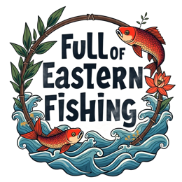 eastern fishing flower SVG PNG design with bold lettering, pink and red floral elements