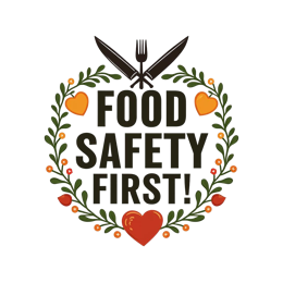 safety healthy lifestyle wreath SVG PNG design with bold lettering, orange and red floral elements, an uplifting message