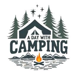 camping fire stars SVG PNG design with bold lettering