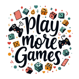 play more games SVG PNG design with bold lettering