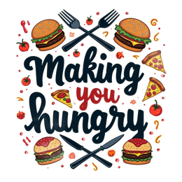 hamburgers pizza SVG PNG design with bold lettering