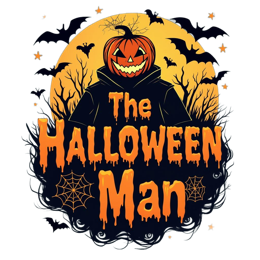 halloweenman SVG PNG design with clean design elements