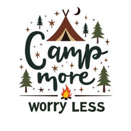camping inspiration SVG PNG design