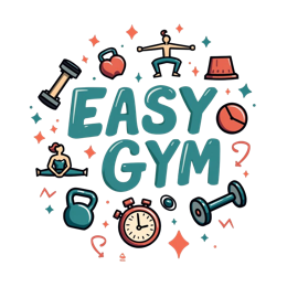easy gym training SVG PNG design with bold lettering
