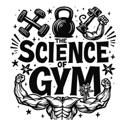 gym science weights SVG PNG design with bold lettering