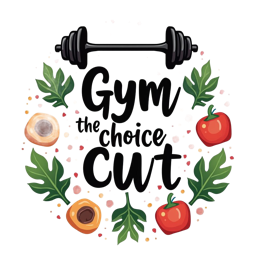 gym choices nutrition SVG PNG design with bold lettering, an uplifting message