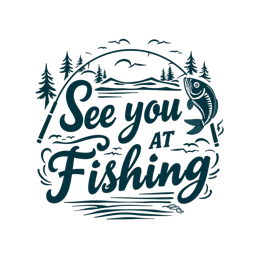fishing quote nature SVG PNG design with hand-drawn style, bold lettering