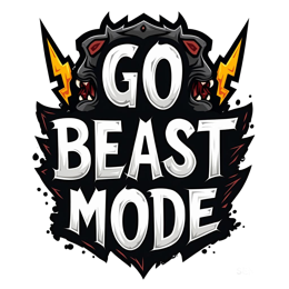 go beast mode SVG PNG design with bold lettering