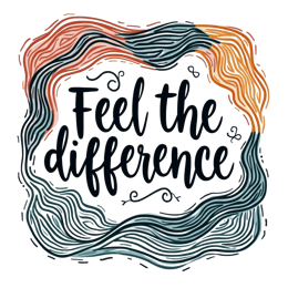 quotes differentfeel SVG PNG design with hand-drawn style, bold lettering, an uplifting message