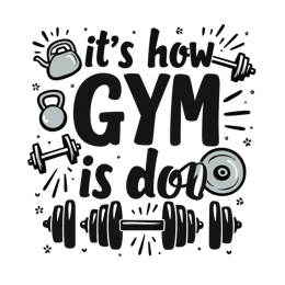 gym motivation refresh quote SVG PNG design with bold lettering