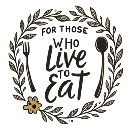 quote dining floral SVG PNG design with bold lettering, black floral elements