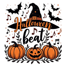 pumpkins music SVG PNG design with bold lettering