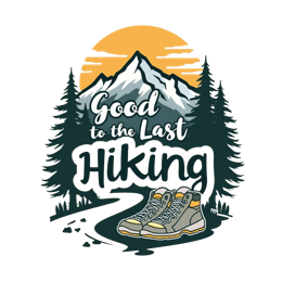 nature scenery hikingboots shirt SVG PNG design with bold lettering